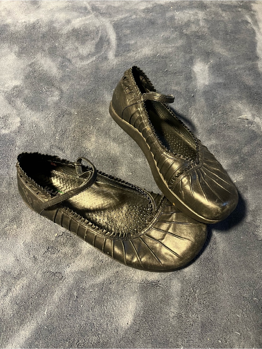 Earth Mary Jane Flats Leather